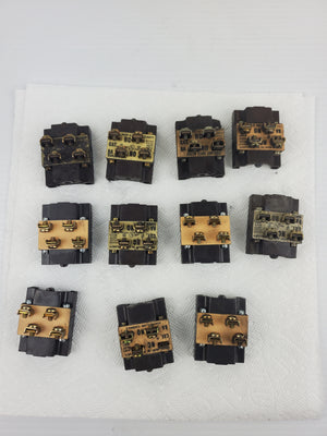 Sylvania BA 734G Relays - Heavy Pilot Duty 600V Max (Lot of 11)