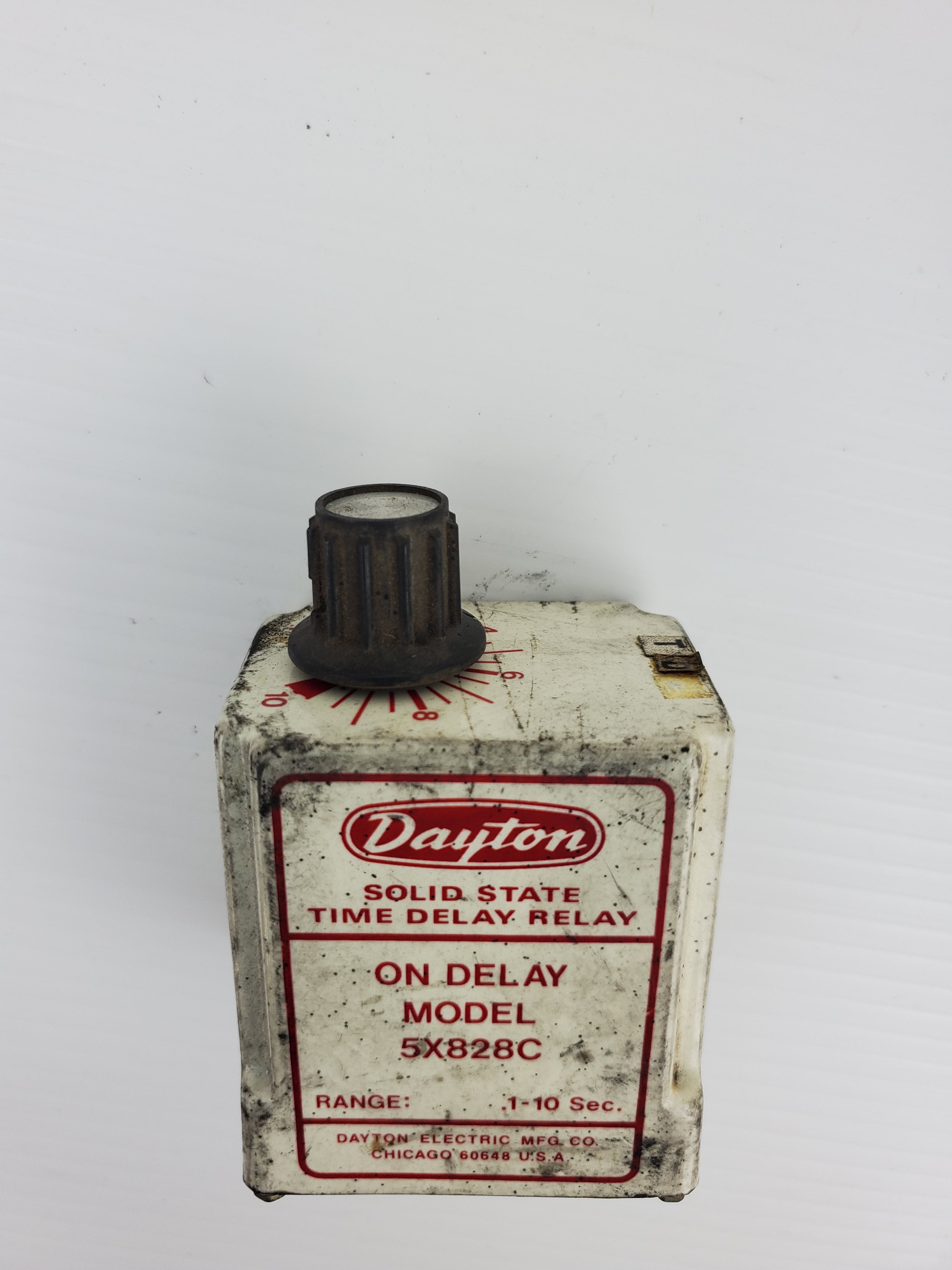 Dayton 5X828C Solid State Time Delay Relay Range 1-10 Sec