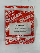 Climax Stainless Shaft Collar 2C-037-S 3/8" ID 2 Piece Split