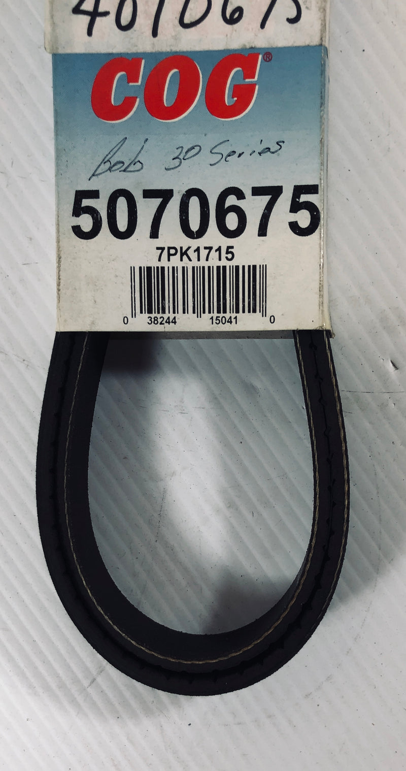 Dayco Top Cog Belt 407D675 5070675 7PK1715