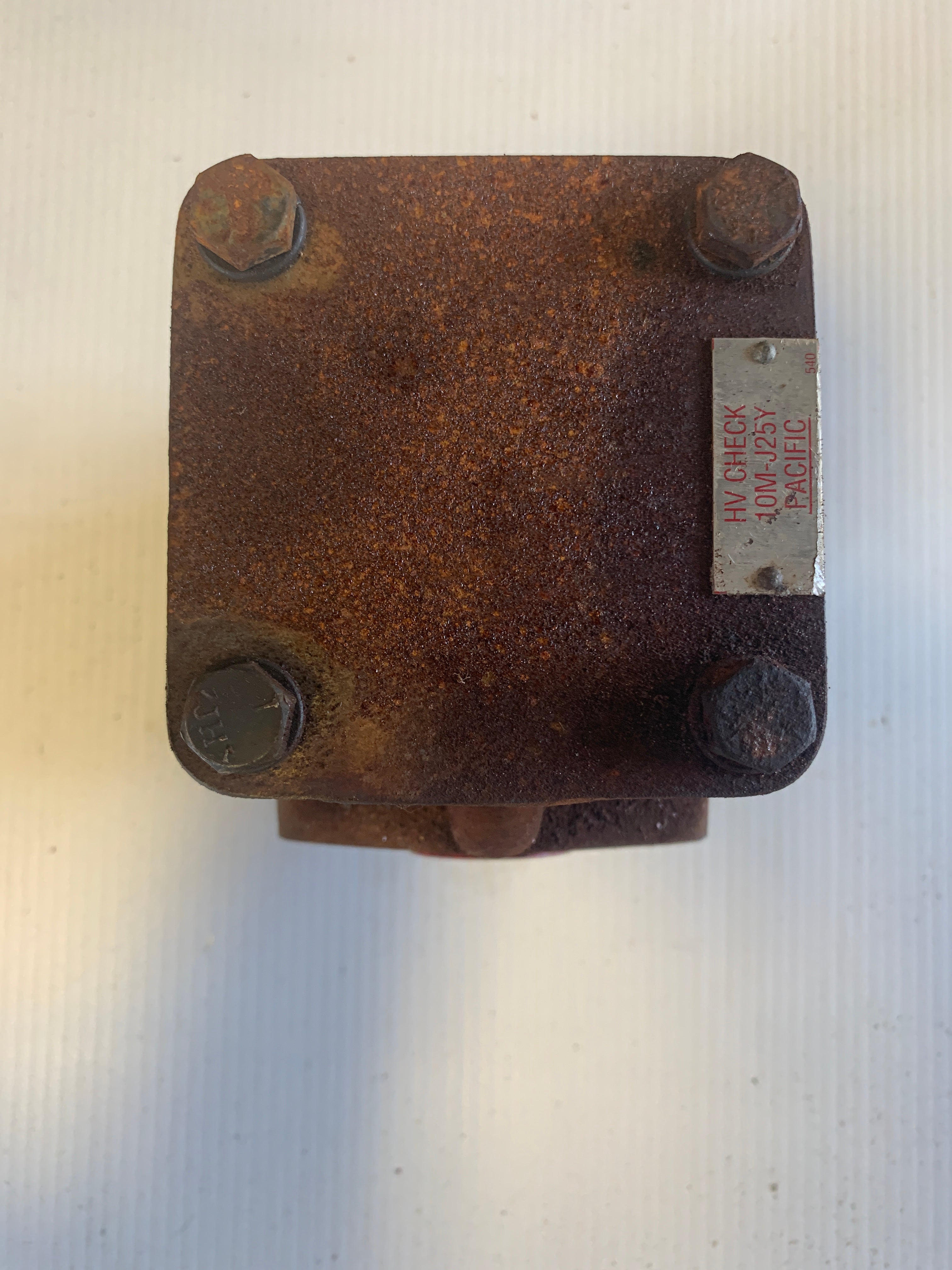 Pacific 10MJ25Y Pump 10M-J25Y HV Check