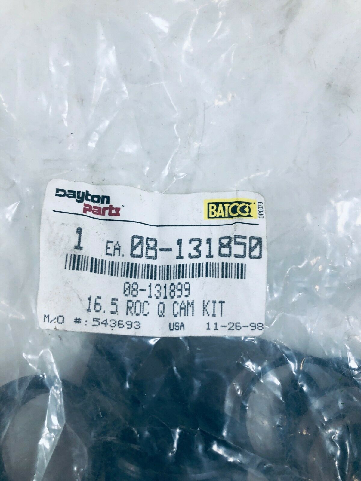 Dayton Parts 08-131850 08-131899 16.5 ROC Q Cam Kit