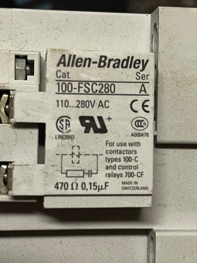 Allen Bradley Contactor 100-C72*00 Series B