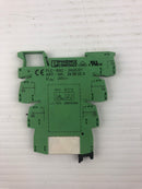 Phoenix Contact PLC-BSC-24UC/21 Relay Base with 2961105 Green and Yellow