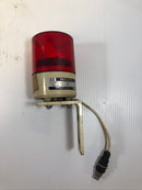 Patlite RLE-24 Red Rotating Beacon Warning Light 24VDC 4W