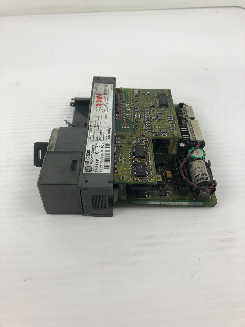 Allen Bradley 1747-L541 PLC Processor Unit Series B SLC500 - No Door, With Key