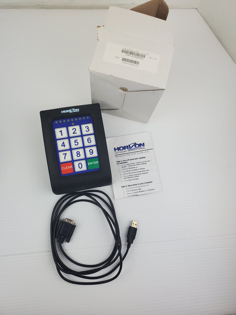 Horizon 19-15705 Scanpad Rev 1.04 Keypad/Pin Pad with Cable