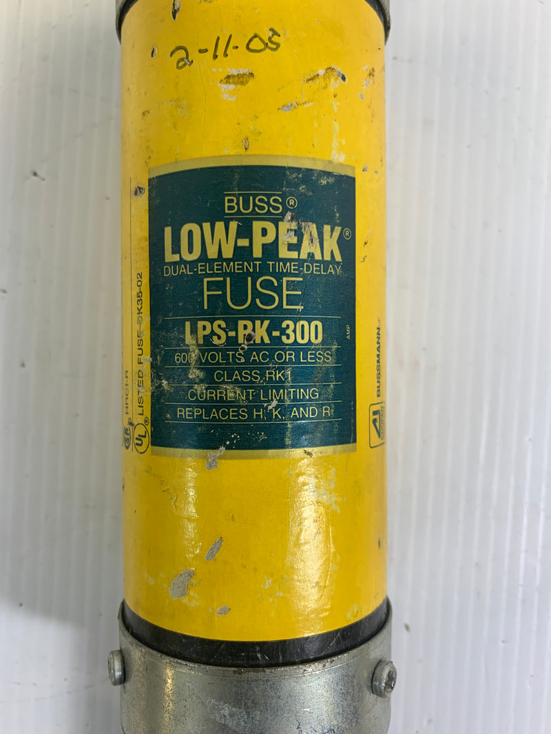 Buss Low Peak Fuse LPS-PK-300 300 Amps 600 VAC