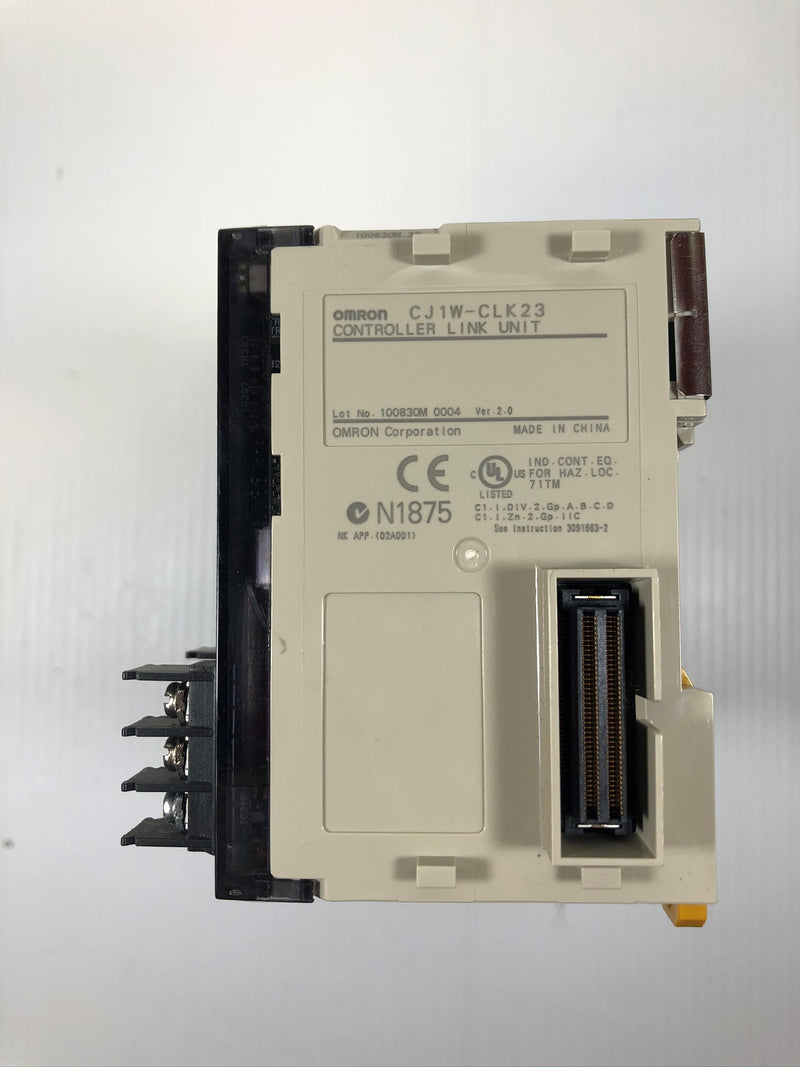 Omron CJ1W-CLK23 I/O Controller Link Unit 7 Slot Unit