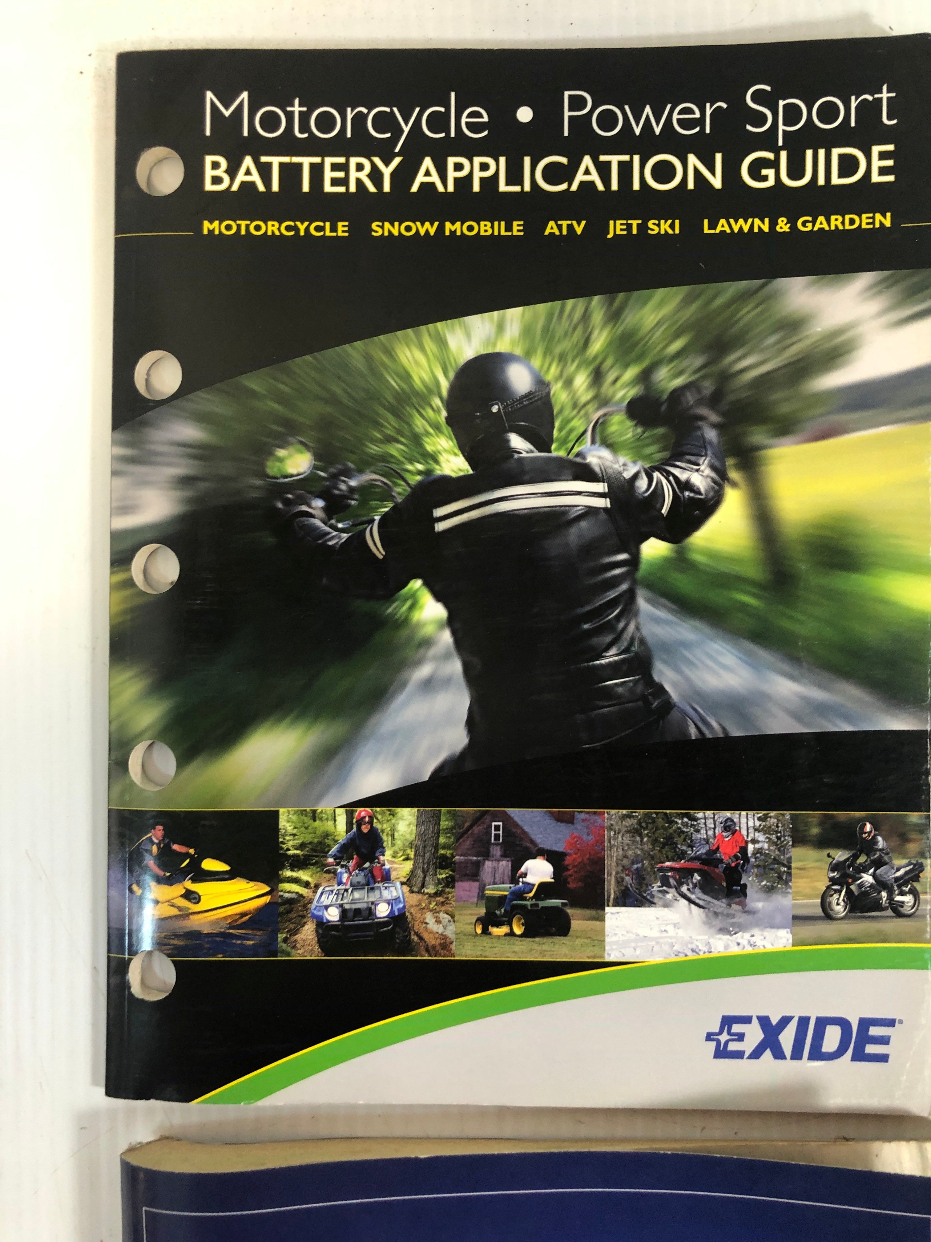 Exide Batteries Motorcycle & Power Sport Guide and Application Guides 2002 2008