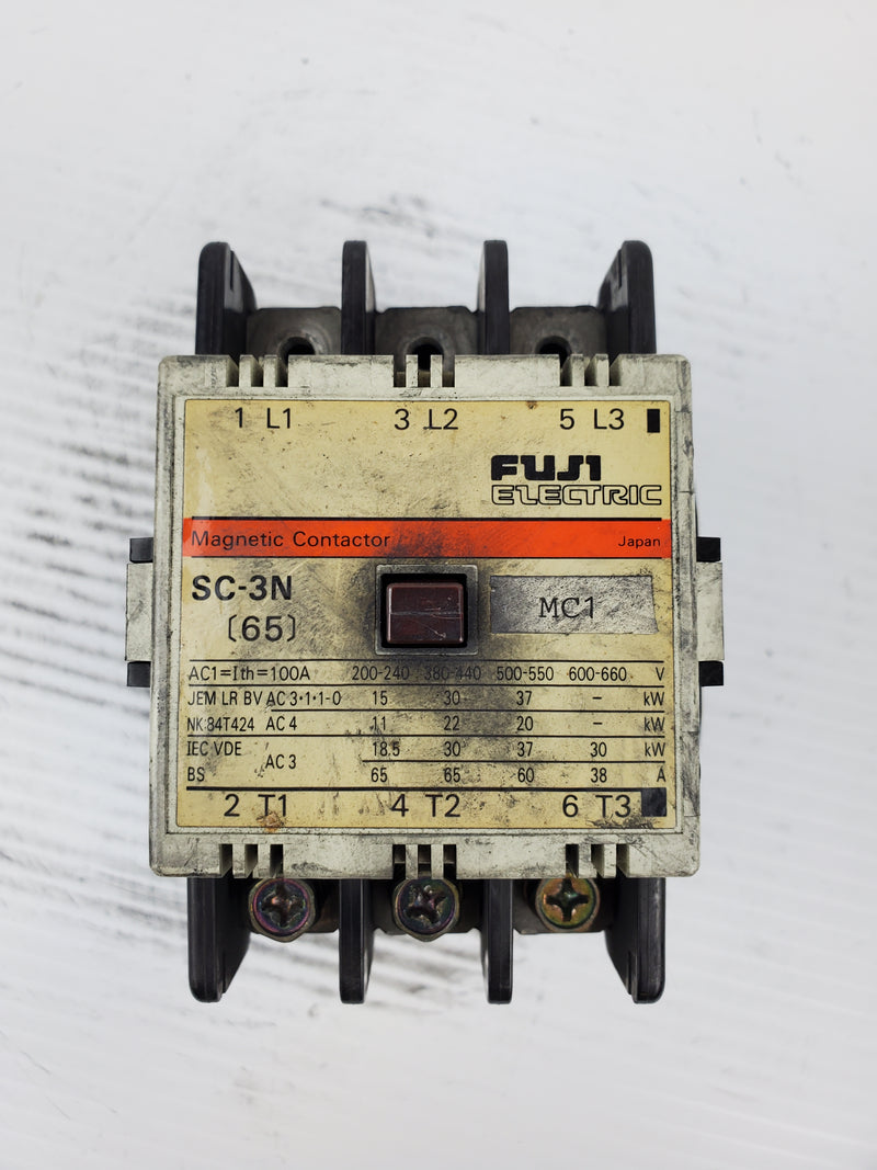 Fuji Electric SC-3N (65) Magnetic Contactor 4NC2H