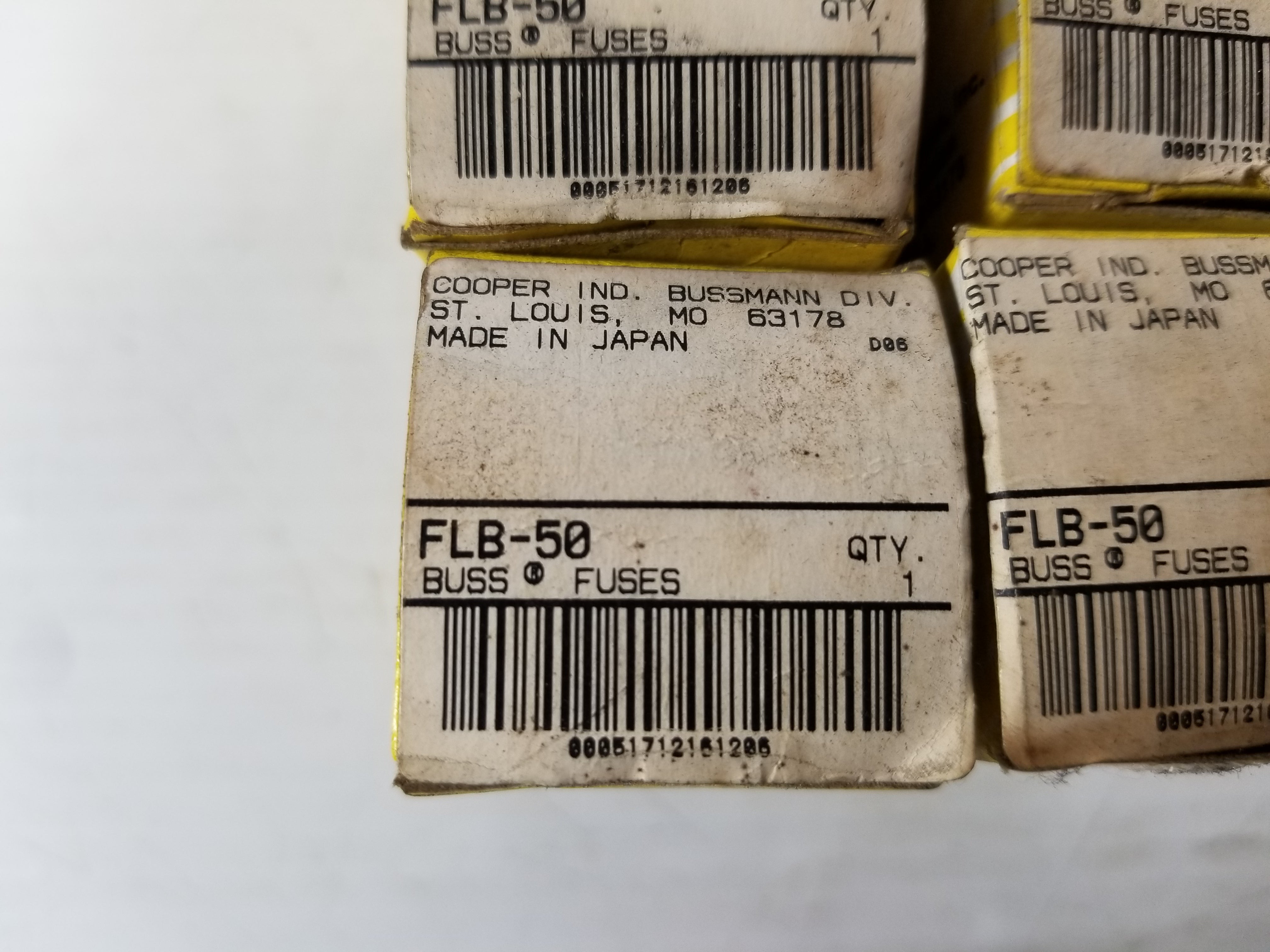Cooper Bussmann FLB-50 Fusible Link 50A - Lot of 8