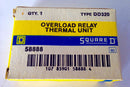 Square D DD320 Overload Relay Thermal Unit 58888