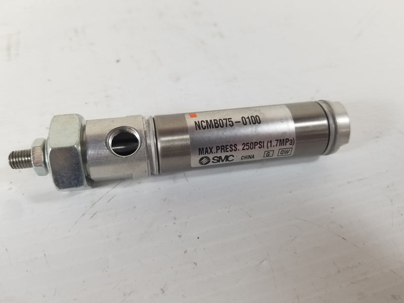 SMC NCMB075-100 Pneumatic Cylinder 250PSI