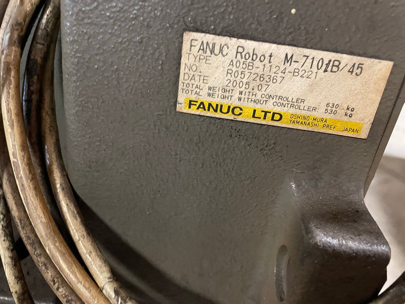 Fanuc M-710iB/45 Robot with Control Box and Teach Pendant A05B-1124-B221