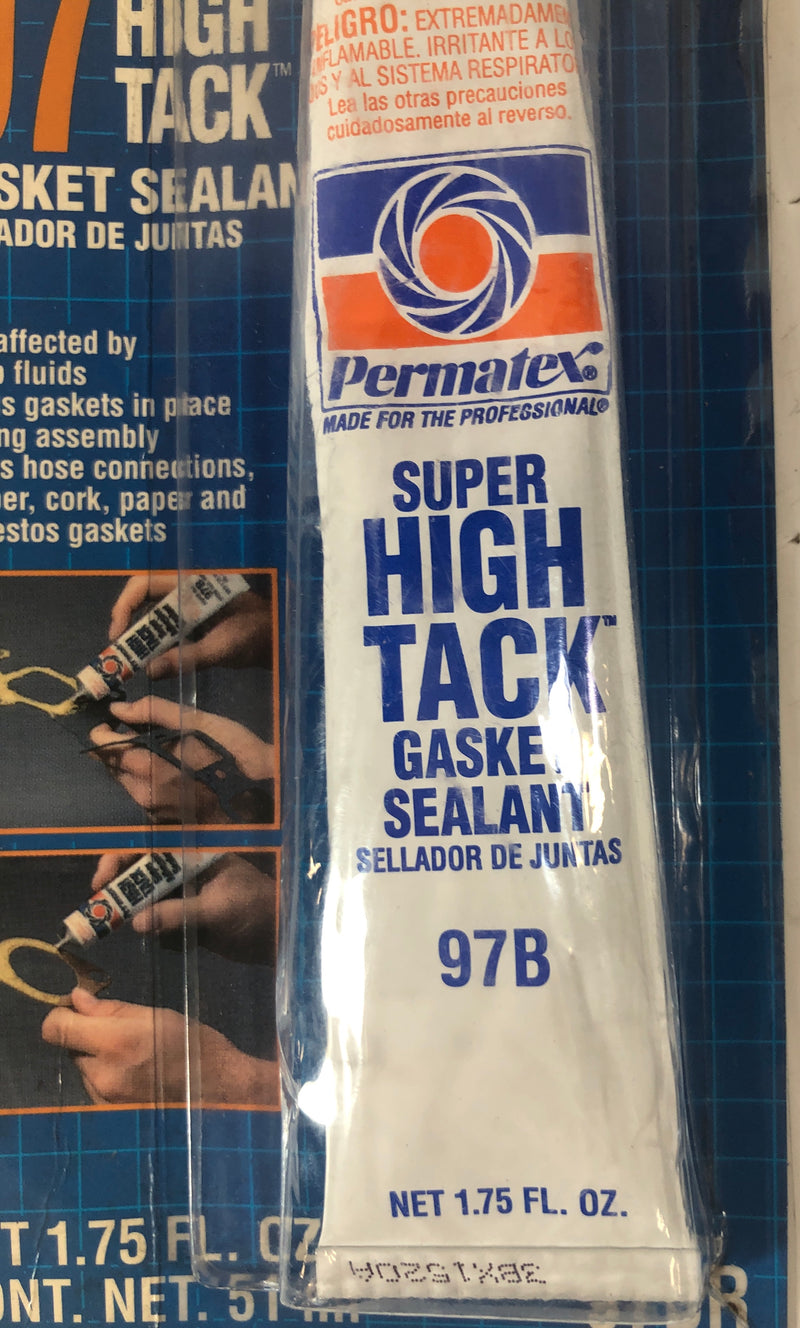 Permatex Super High Tack Gasket Sealant 97B 1.75 Ounce Tube