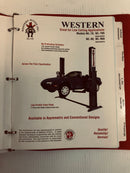 Western Hoist Inc. Automotive Lift Binder