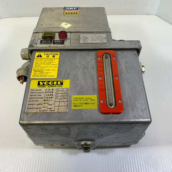 SKF Vogel Lubrication Unit 2.7L MKU1-BW3-2F003J – Metal Logics, Inc.