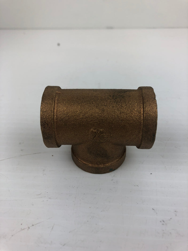 BS 3/4" Brass Screw Tee