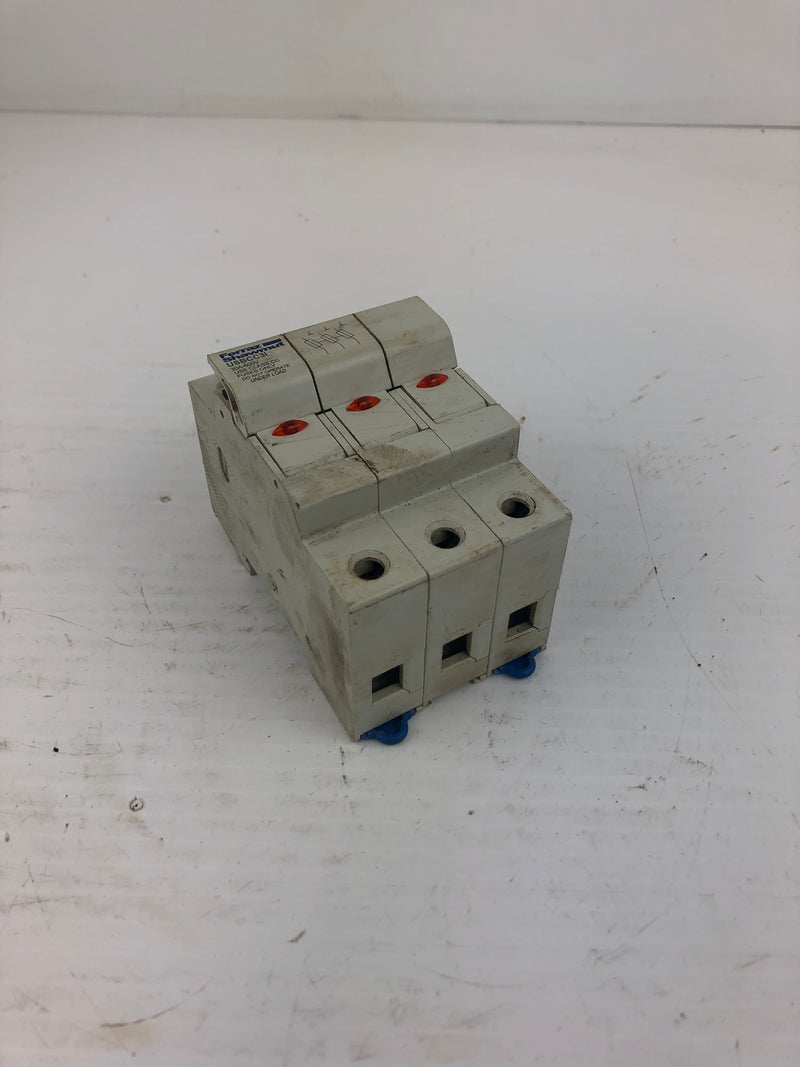 Ferraz Schawmut USBCC3I Ultrasafe Fuse Block 3 Pole Class CC Fuses Only 600V 30A