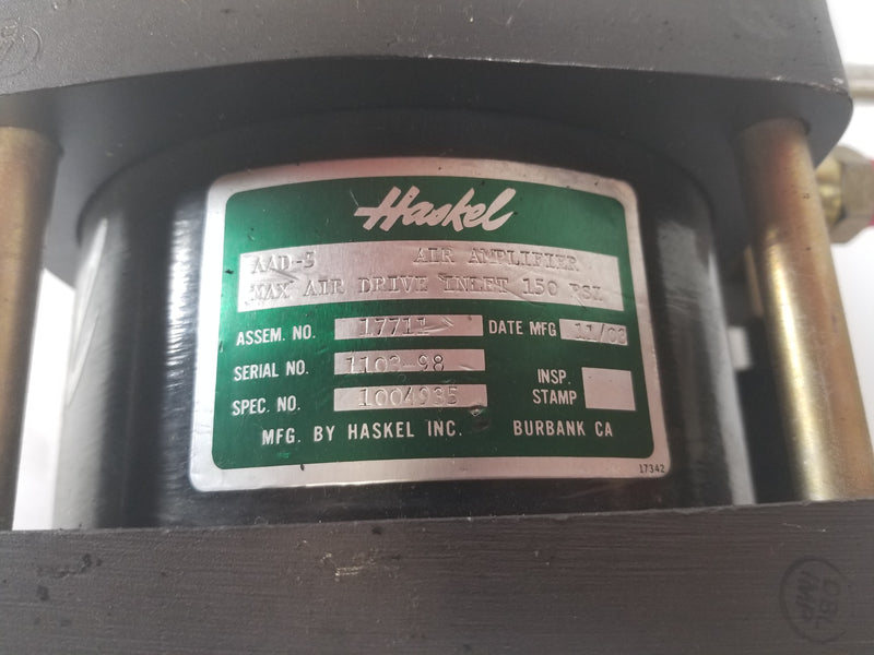 Haskel AAD-5 Air Amplifier