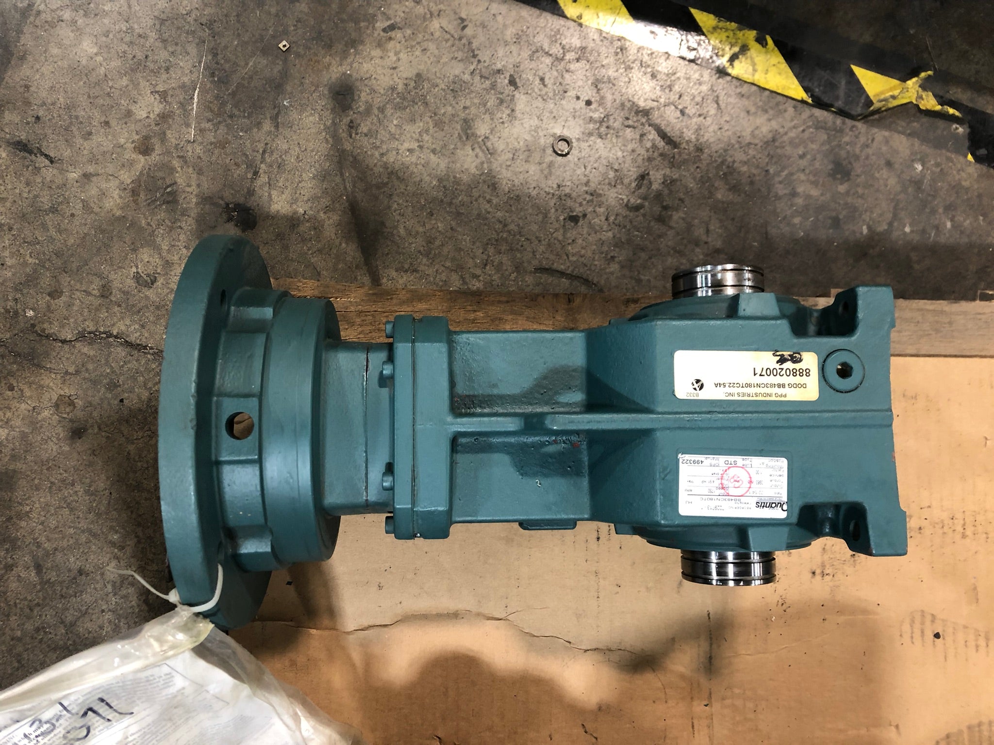 Dodge Quantis BB483CN180TC Gear Reducer 4.91 HP 1750 RPM 3983 in-lb Torque