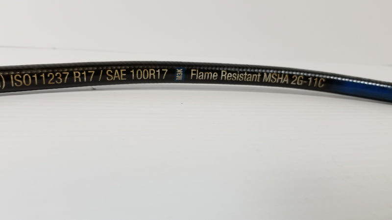 Gates Mega 3000 Hydraulic Hose 26-1/2" long x 1/4" Flame Resistant
