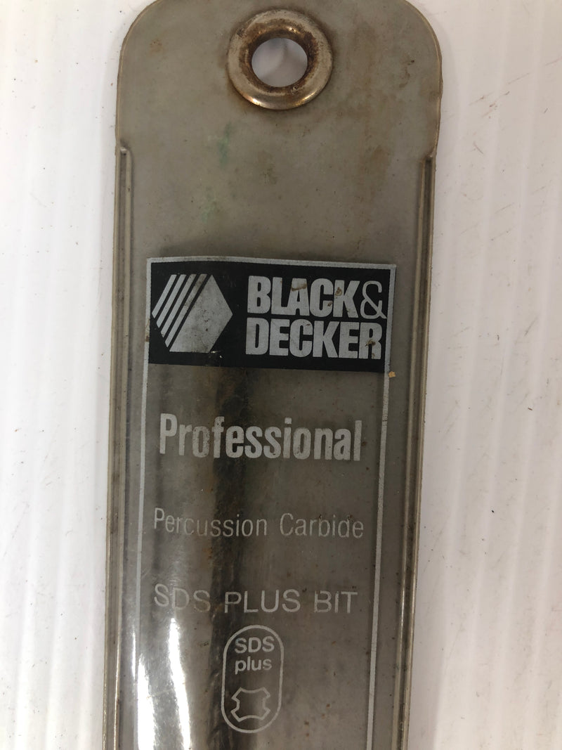 Black & Decker Professional Percussion Carbide SDS Plus Bit 3/16 x 10