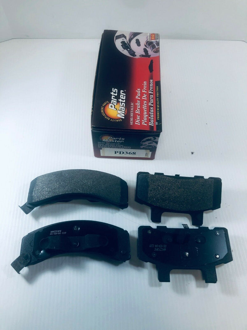 Parts Master Semi-Metallic Disc Brake Pads MD368 PD368