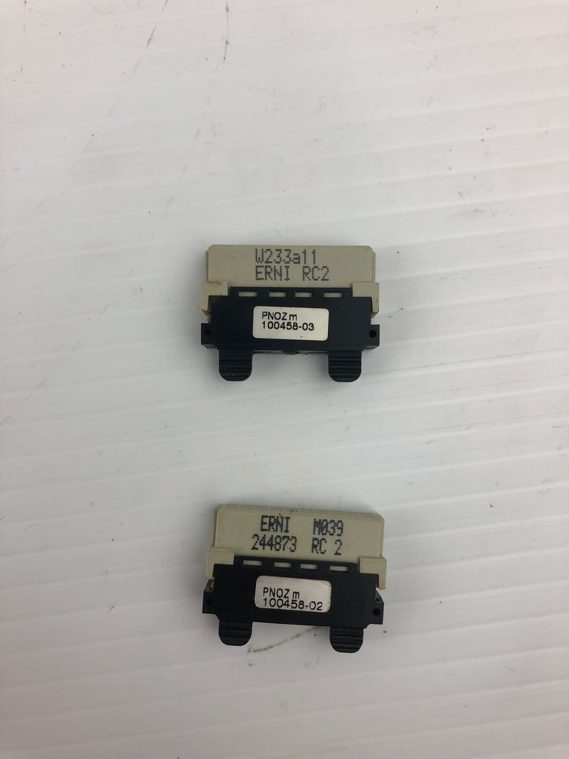 Pilz PNOZm Safety Relay Rack Extension Module Connector (Lot of 2)