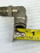 Lot of 3 Metal Elbow Fittings