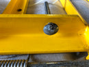FabEnCo Self-Closing Safety Gate XL Series 30" Industrial Zinc Primer/Yellow