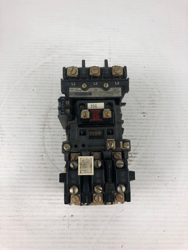 Allen-Bradley 509-B0D Contactor Size 1 Series A