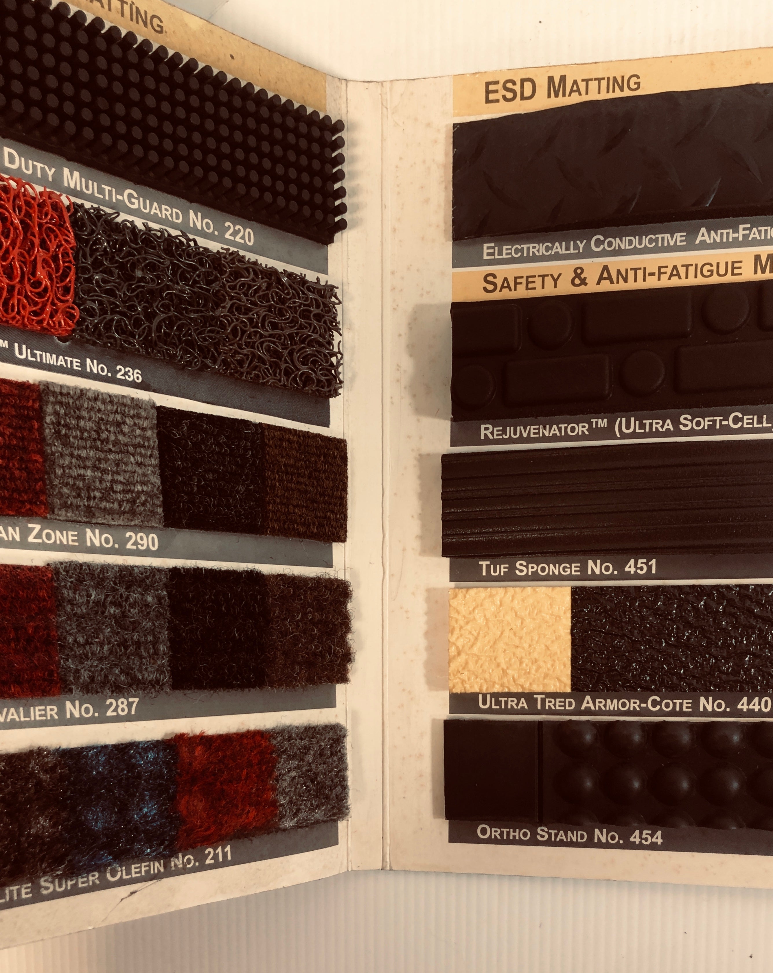 Wearwell Mat Selector Guide Catalog with Samples