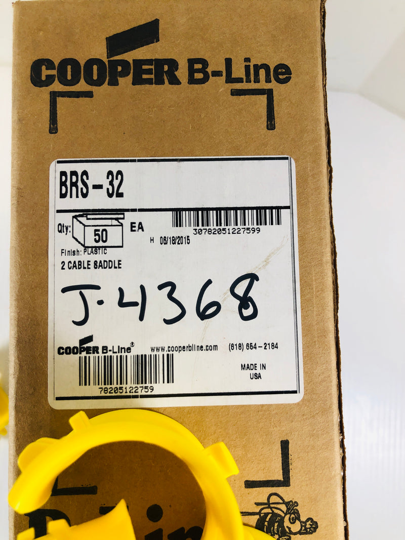 Cooper B-Line BRS-32 Box of 49Yellow Plastic