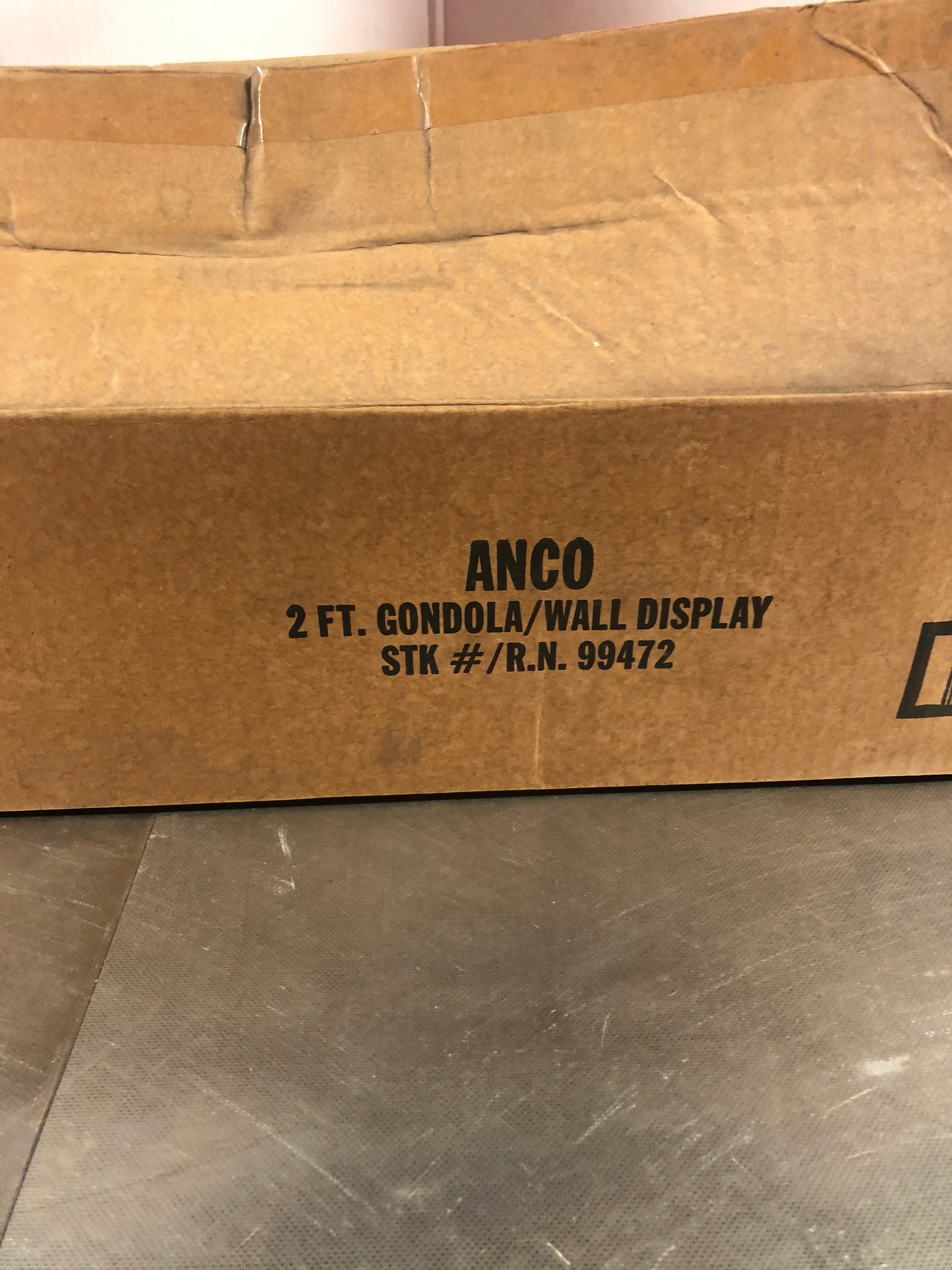 Anco Visibility Center Gondola Wall Display 2 Foot Auto Shop Man Cave