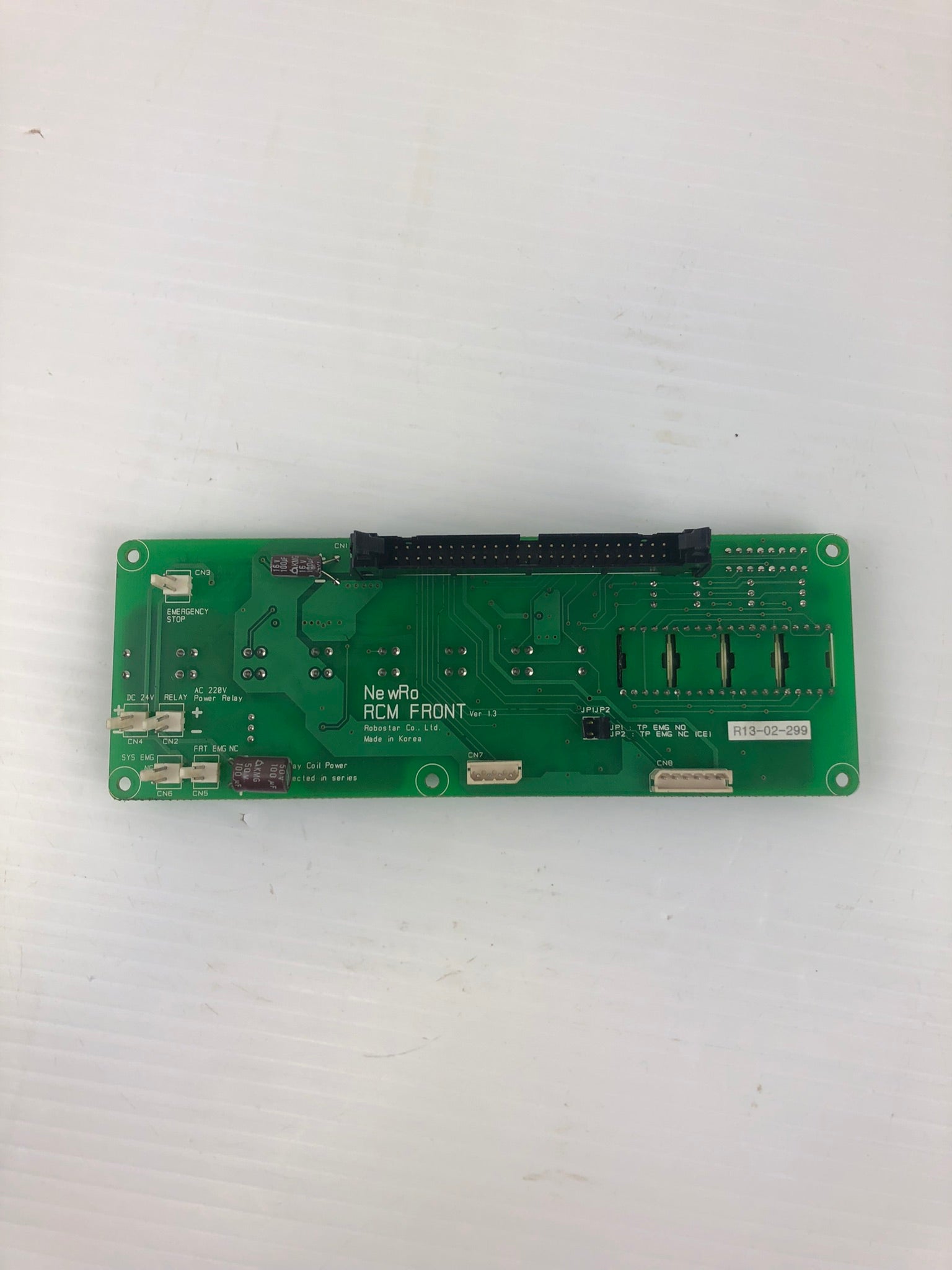 Robostar R13-02-299 Circuit Board NewRo RCM Front