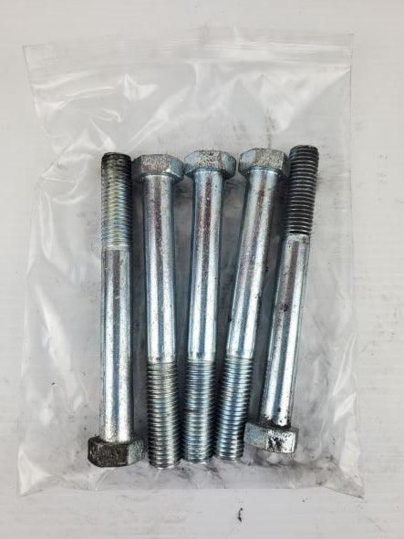 307A PX Hex Machine Bolt 25mm-1" Steel (Lot of 5)