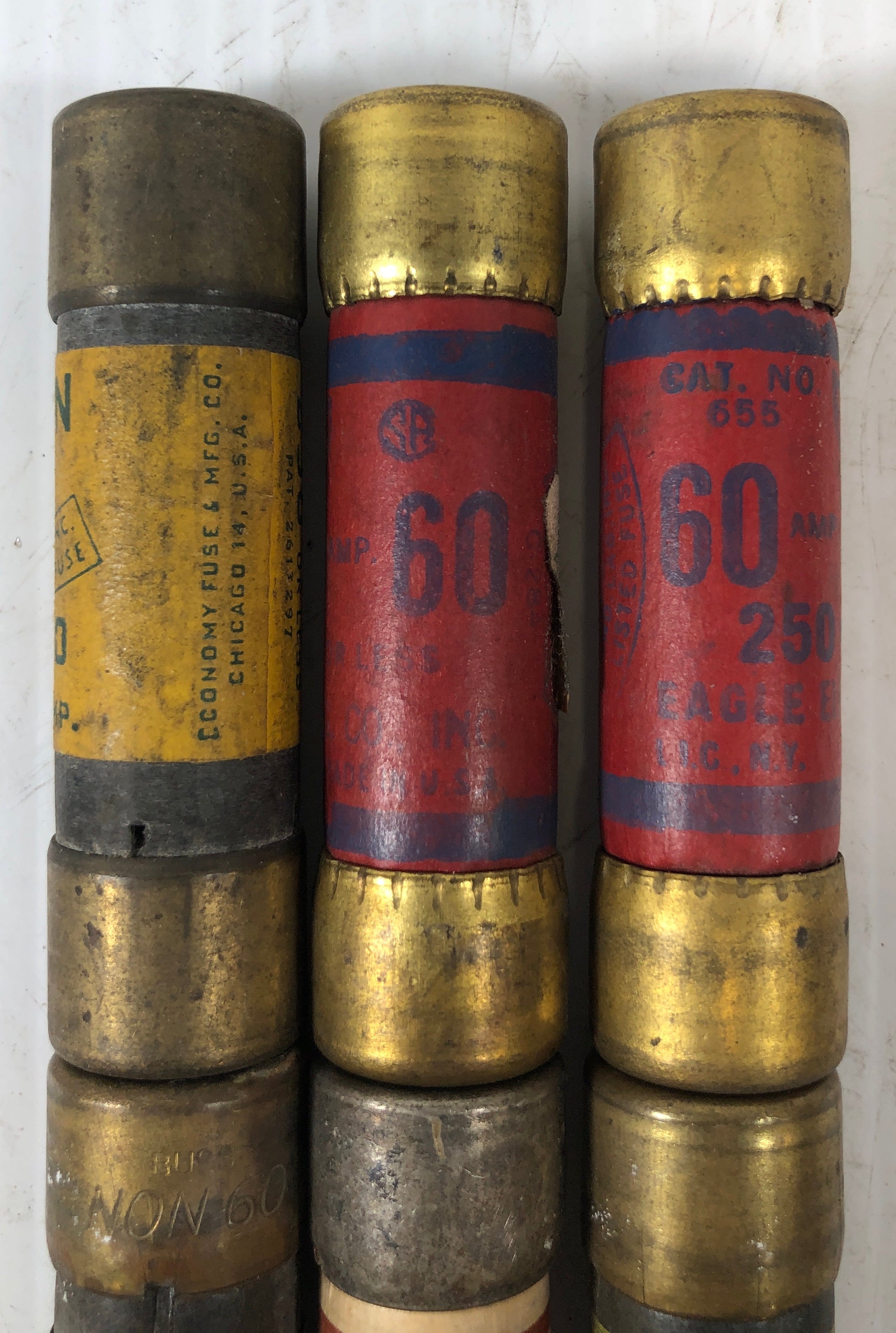 60 Amp Fuses Assorted Brands - Lot of 6