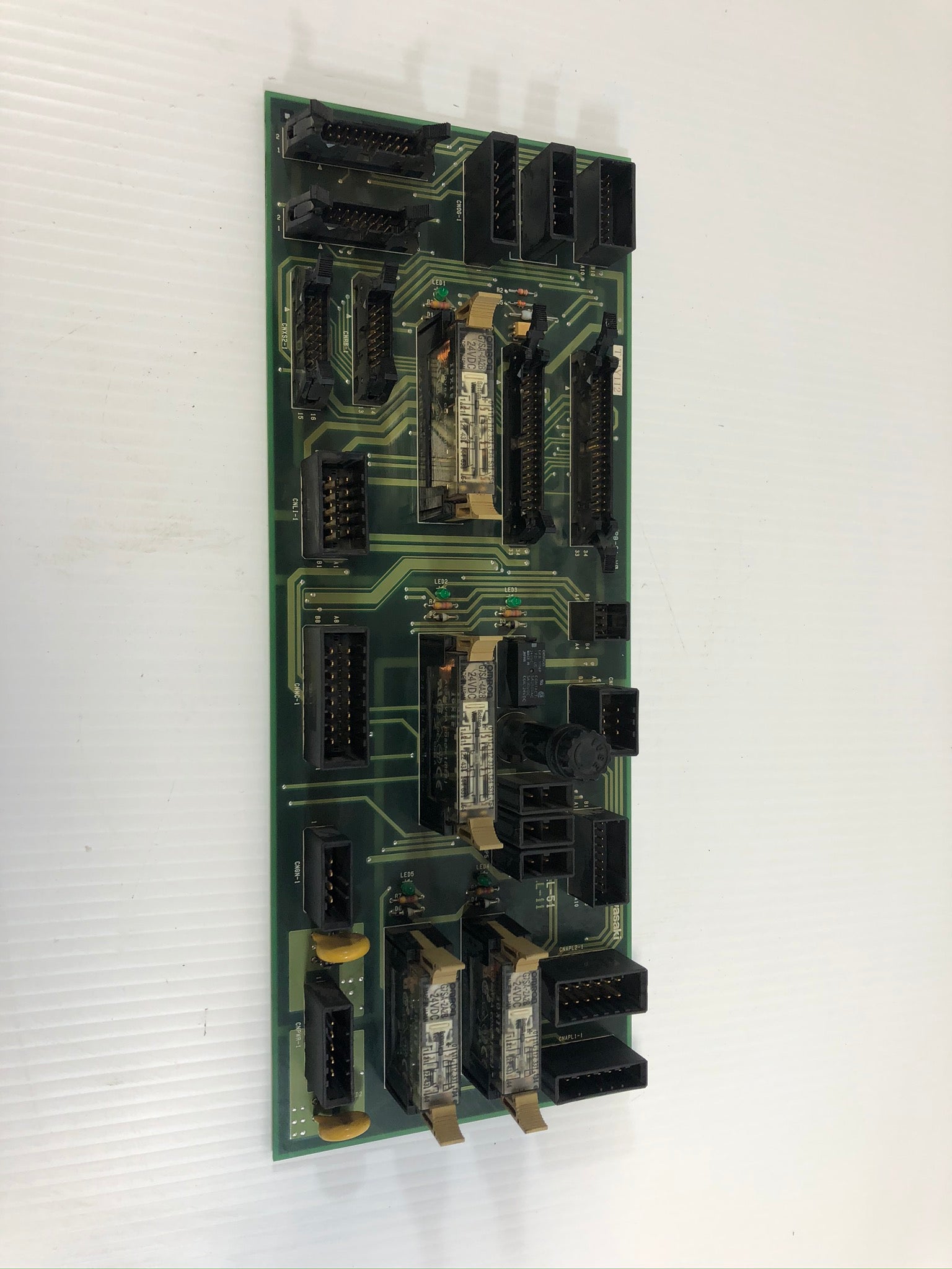 Kawasaki Circuit Board TPB-SA.V0 with Omron Relays G7SA-4A2B and G7SA-2A2B