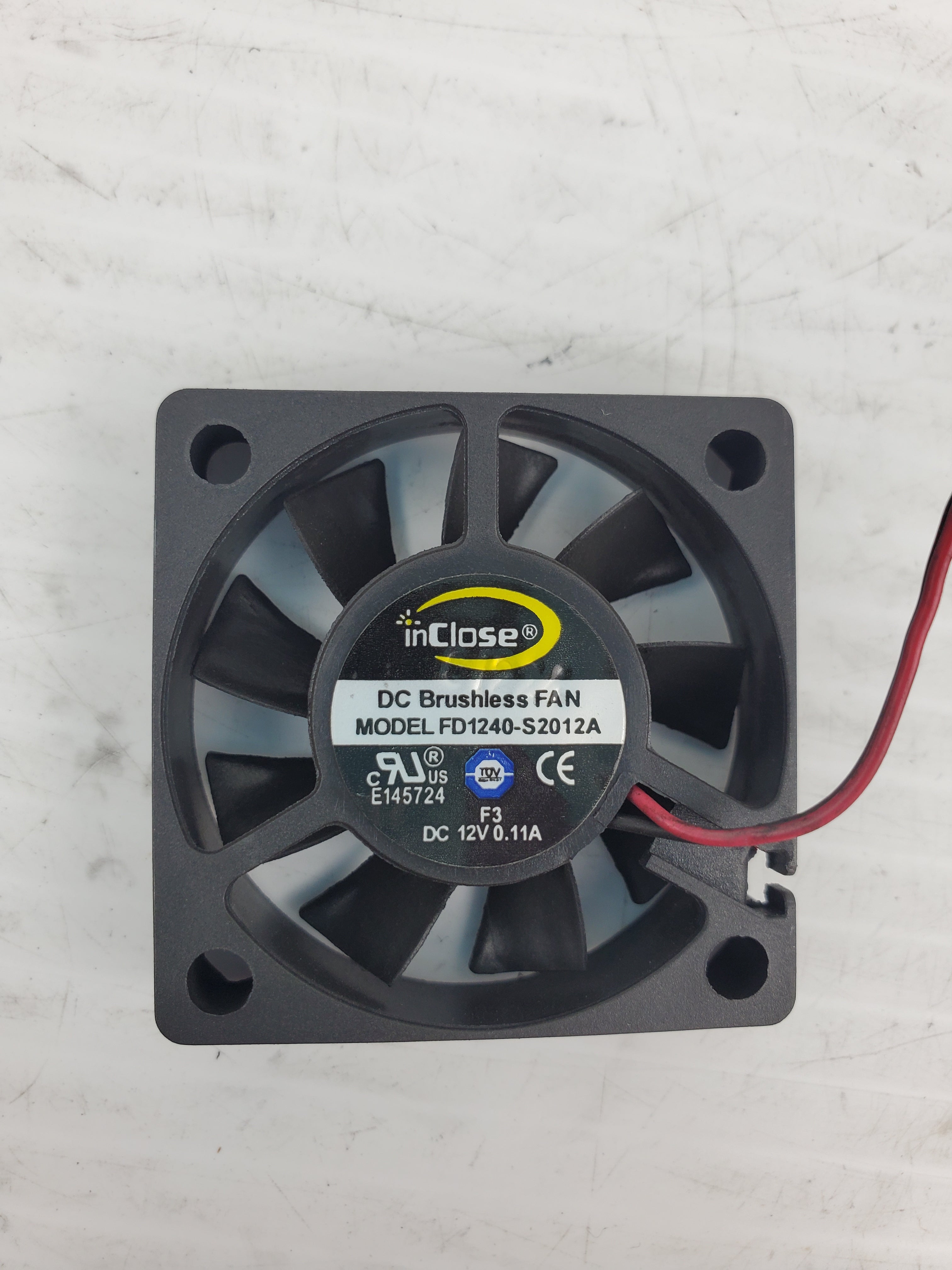 inClose FD1240-S2012A DC Brushless FAN DC 12V 0.11A