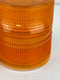 Orange Beacon Light Cover 5-3/4 Tall x 6-1/4 Diameter Lot of 2