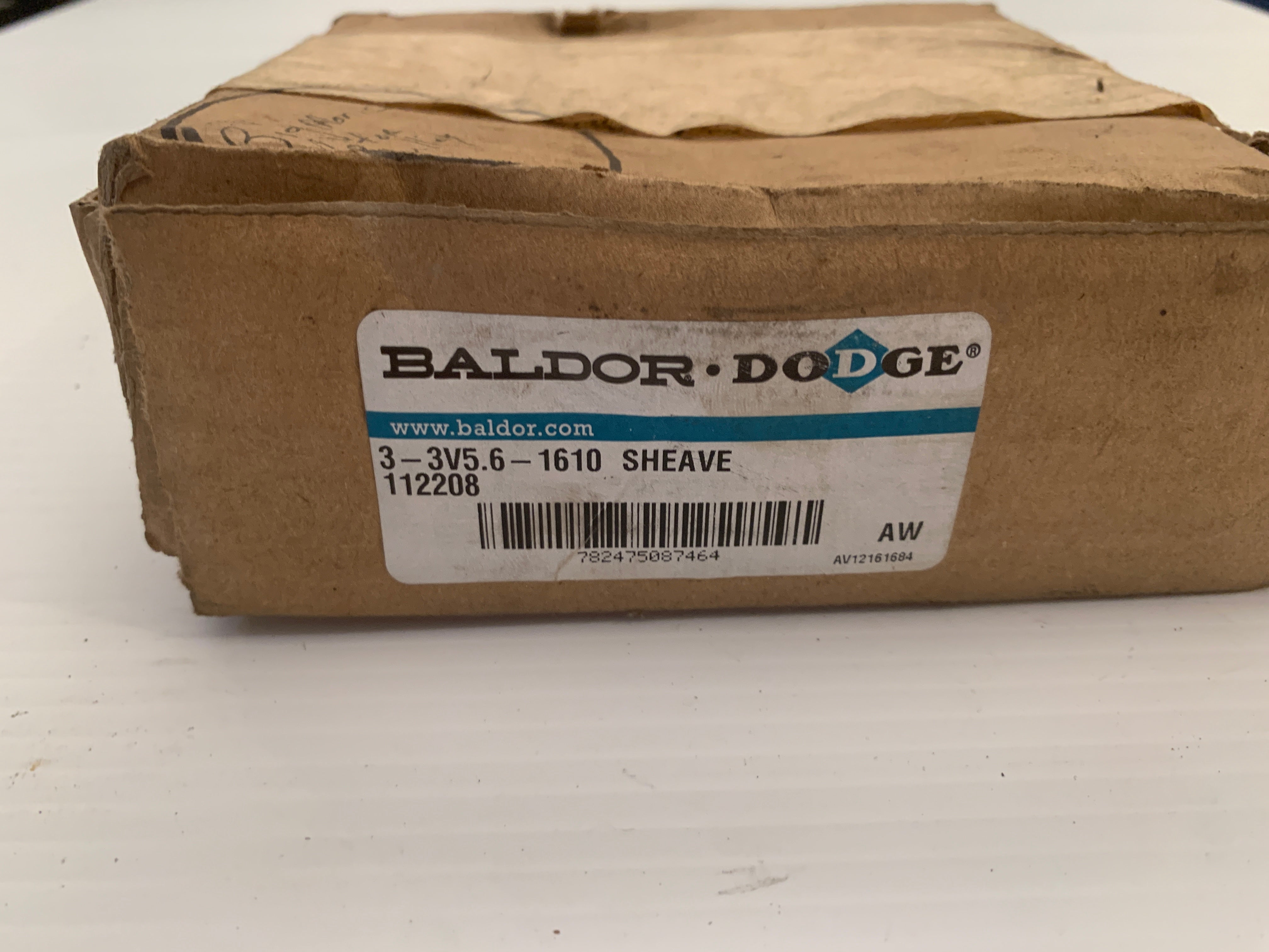Dodge 112208 3-3V5.6-1610 Sheave 3-Groove Pulley