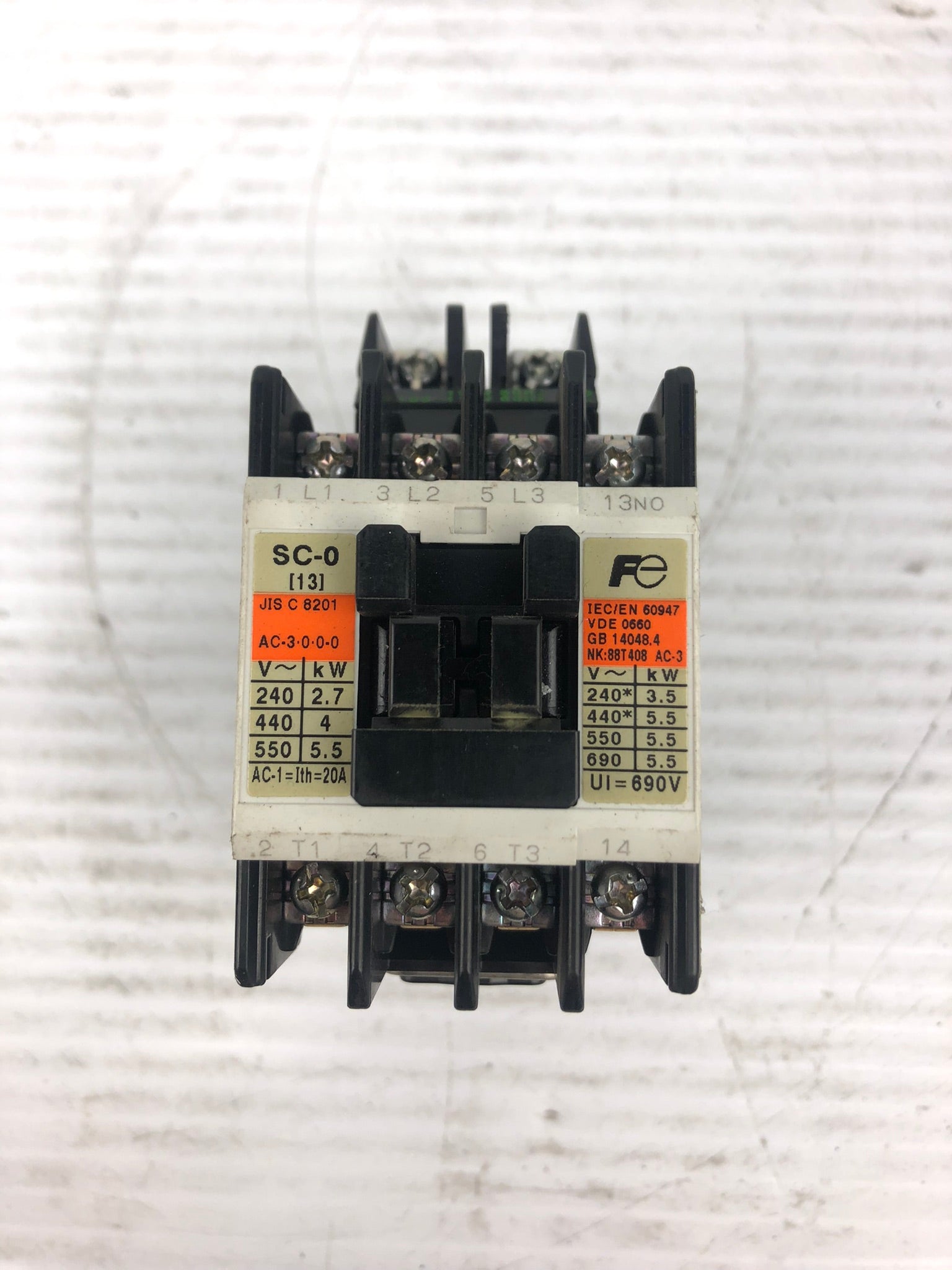 Fuji Electric SC-0 Relay 4NC0F0#10