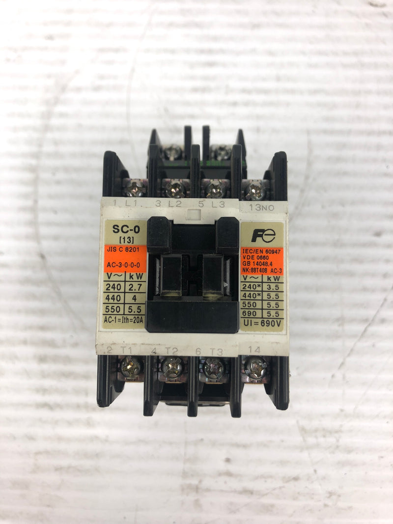 Fuji Electric SC-0 Relay 4NC0F0