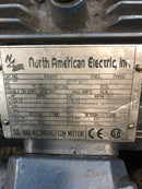 North American Electric H1802 Motor 2 HP 230-460V 1425/1751 RPM 3 Phase 50/60Hz