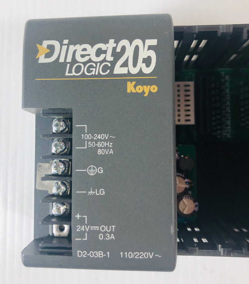 Koyo Direct 205 Module Assembly D2-03B-1, F2-08SIM, D2-08TR