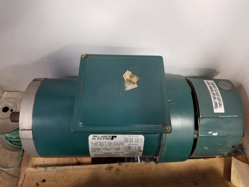 Reliance P14H7208G 2HP 3 Phase Electric Motor