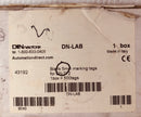 Dinnectors DN-LAB Blank 5mm Marking Tags 43192 (Lot of 260)