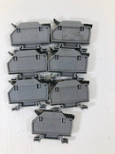 Morsettitalia Euro S4LH DIN Rail Mount Contact Block (Lot of 7)